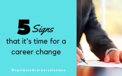 5 Signs that It’s Time For a Career Change
